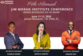 Three successful entrepreneurs highlight the conference's keynote speaker lineup in former NBA player Charlie Ward, Guy Harvey Foundation CEO Jessica Harvey and small business expert and author Ramon Ray. (JMI Photo)